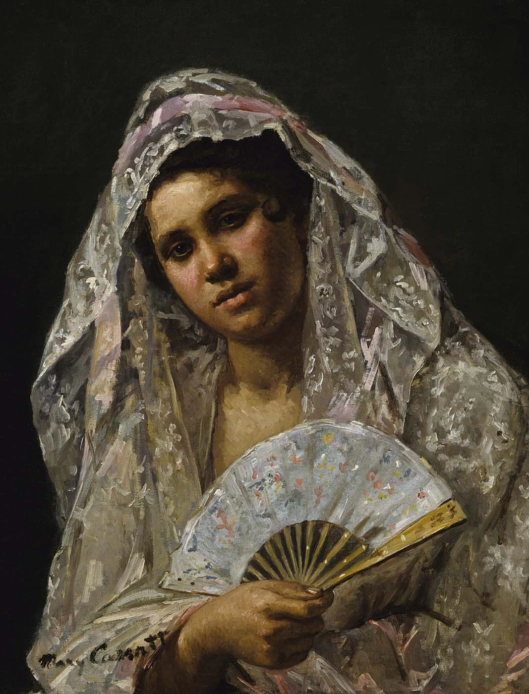 Mary Cassatt - Ballerina spagnola che indossa una mantiglia di pizzo, Smithsonian American Art Museum, Washington